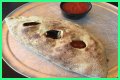 How big is a mellow mushroom calzone?