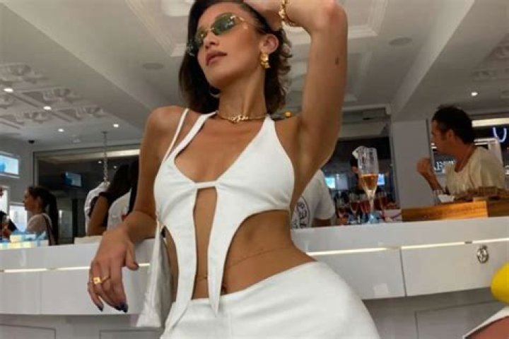 Bella Hadid Frolicks In Skimpy Bathing Suit In St. Barts For Launch Of New Chrome Hearts Store