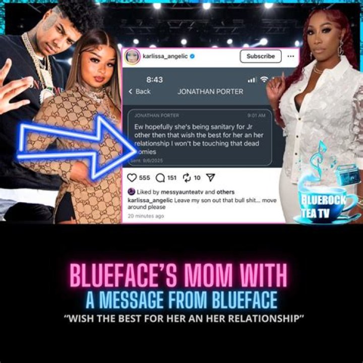 Blueface’s mom addresses viral picture posted