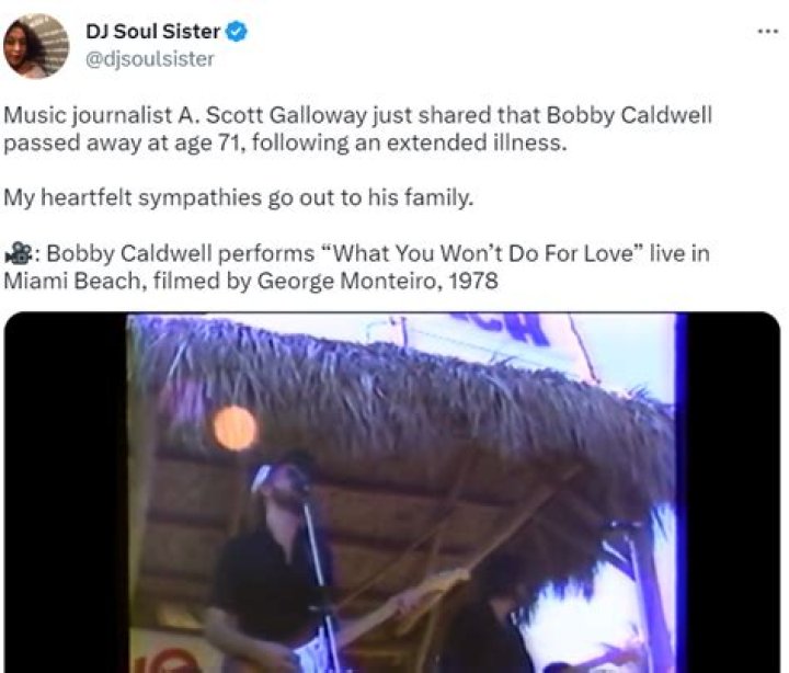 Bobby Caldwell cause of death: What happened to Bobby Caldwell?