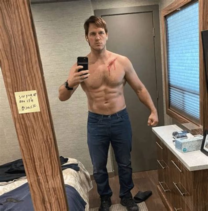 Chris Pratt Displayed His Biceps In A Shirtless Instagram Image