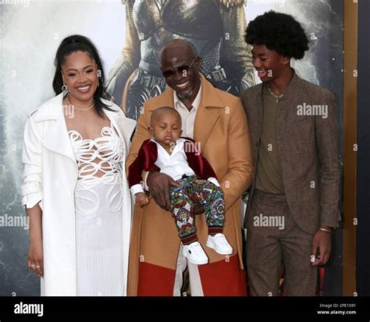 Djimon Hounsou And Kimora Lee Simmons Reportedly In Bitter Custody Battle Over Son