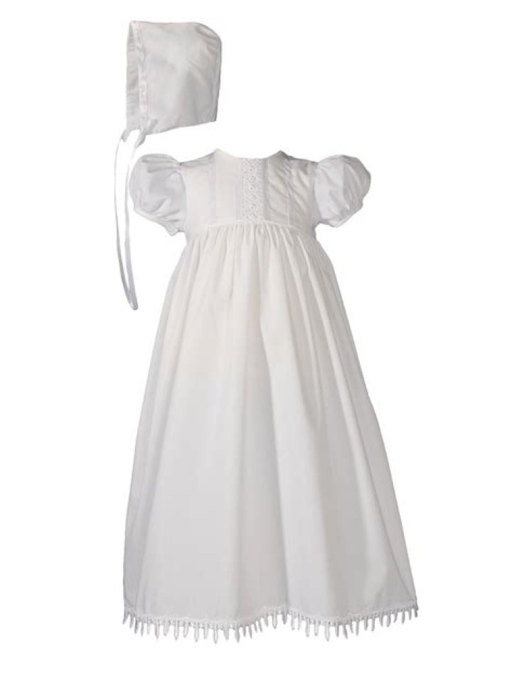 32" Hand Smocked Cotton Gown,Baptism and Christening Outfits, Dresses & Suits. — Blessed Celebration