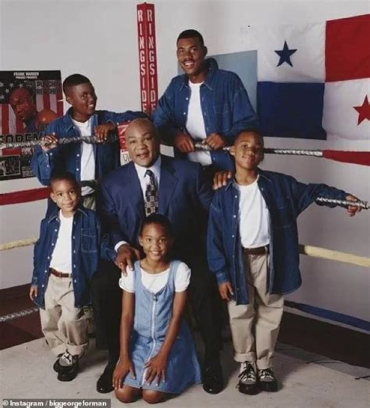 How many kids does George Foreman have?