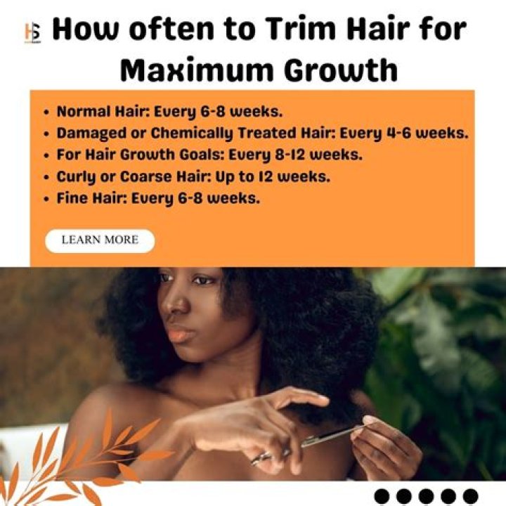 How often to trim hair for maximum growth