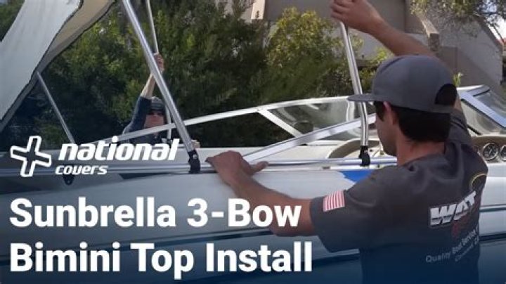 How to install a bimini top