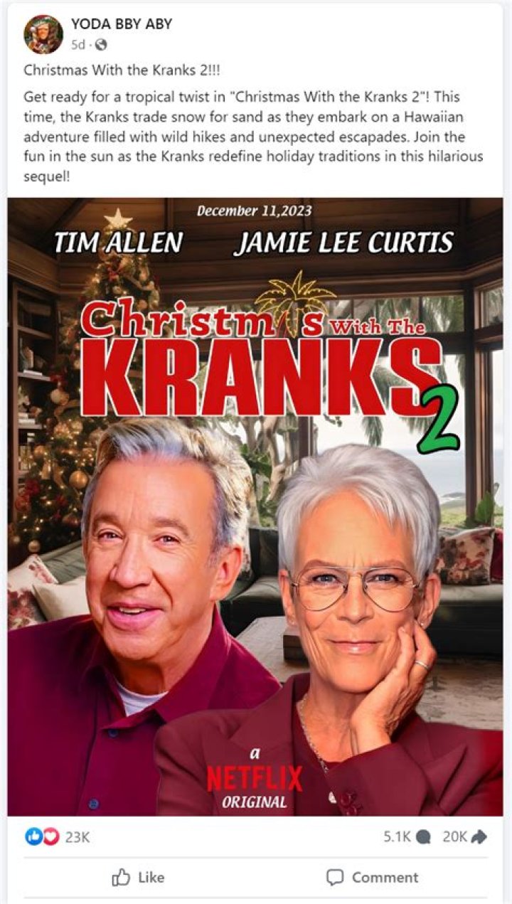 Is ‘Christmas with the Kranks 2’ coming to streaming? The rumors, explained