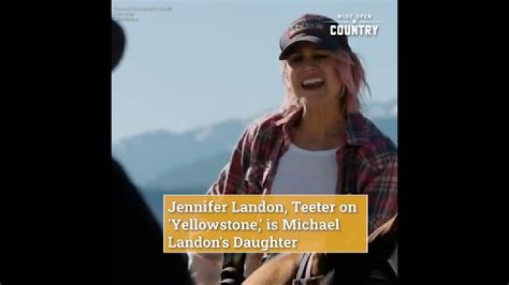 Is Teeter really Michael Landon’s daughter on Yellowstone?