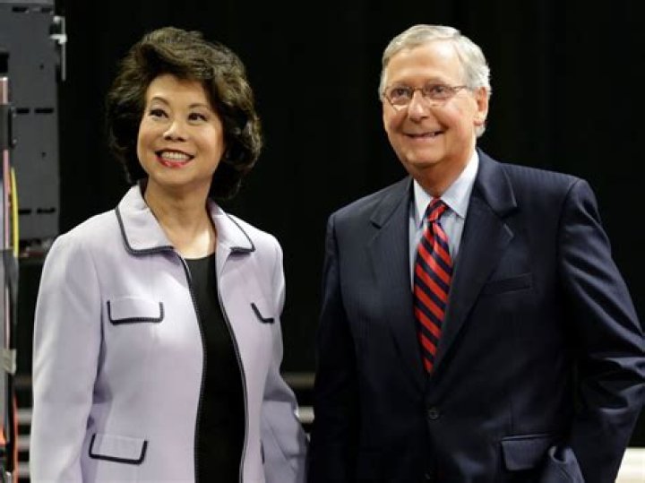 Does Mitch McConnell have children with wife Elaine Chao?