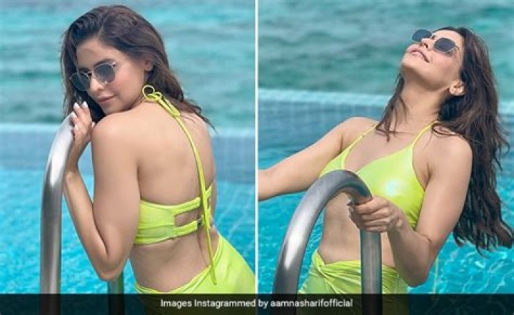 Aamna Sharif in Bathing Suit Says "It's a Good Kind of Madness" — Celebwell