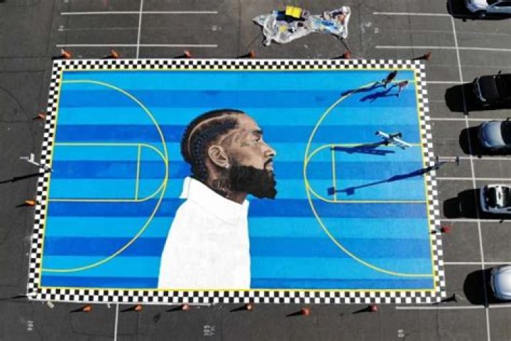 Nipsey Hussle: The Highest Human Act Is To Inspire – See The Emotional Videos Of Nip’s Basketball Court Mural Unveiled At Crete Academy