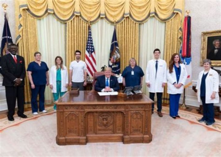 President Donald Trump Issues Proclamation On National Nurses Day In Midst Of Coronavirus Pandemic