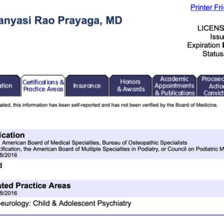 Dr. Rama Prayaga, MD – Alexandria, VA