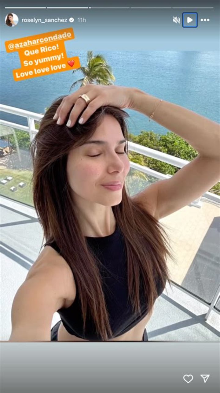 Roselyn Sánchez in Two-Piece Workout Gear Says "Qué Rico!"