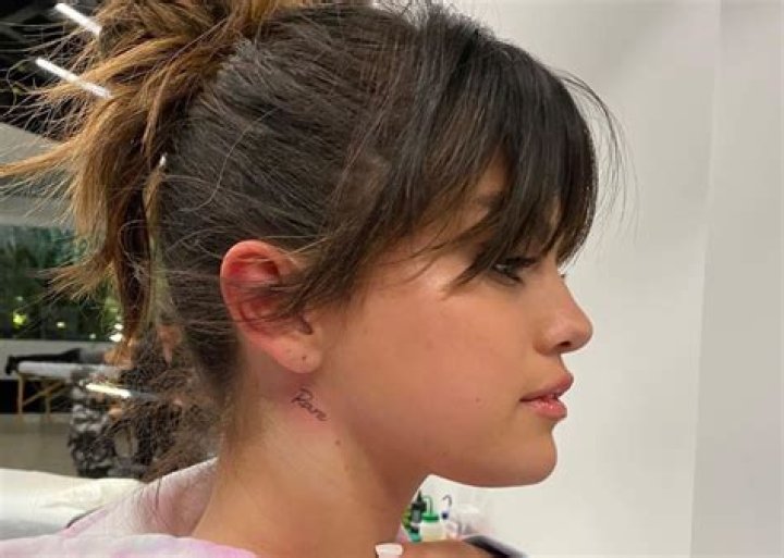 Selena Gomez Gets Neck Tattoo In Honor Of Rare