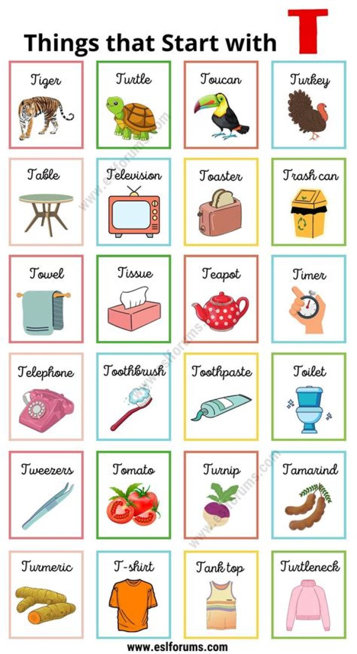 Celebrities Whose Name Starts With T