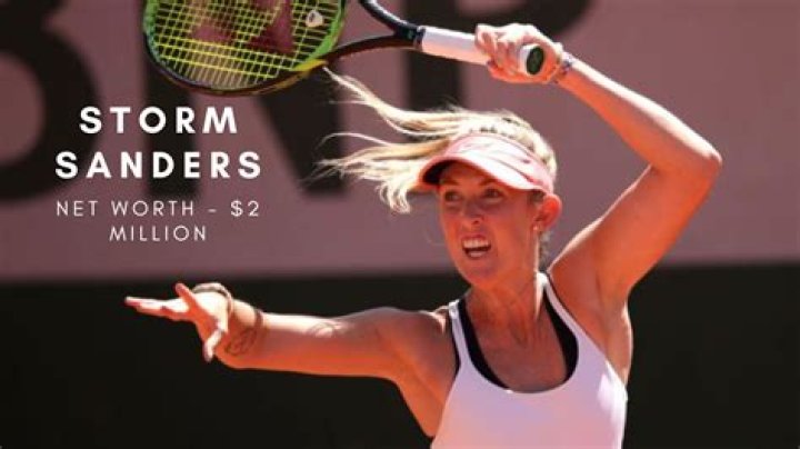 Storm Sanders career earnings and net worth
