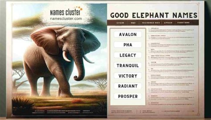 What are some elephant names? – Celebrity