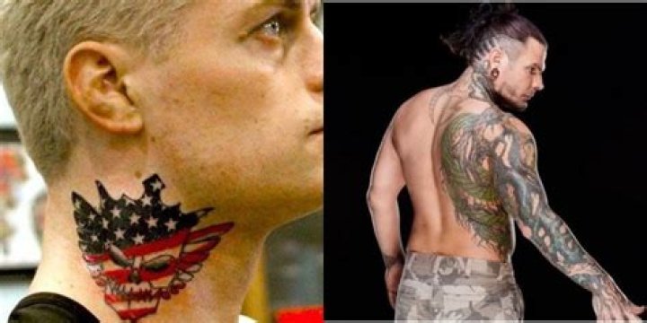 What is the tattoo on Cody Rhodes neck?