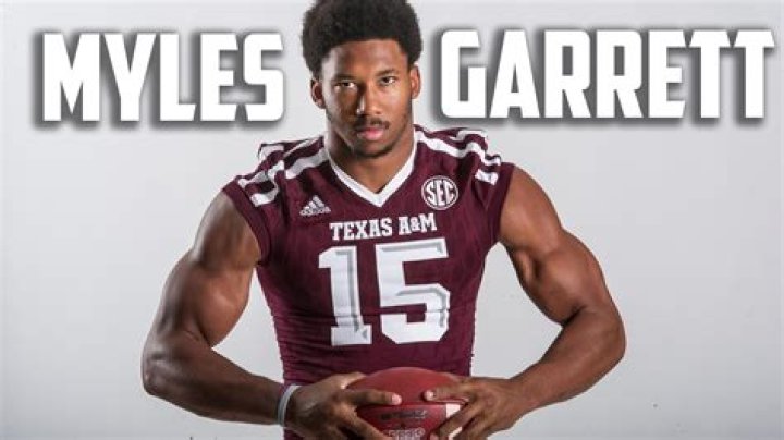 Where did Myles Garrett go to college? Did Myles Garrett play college football?