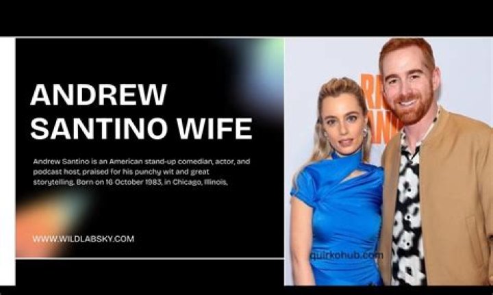 Who is Andrew Santino wife Jessica Karpinski Santino?