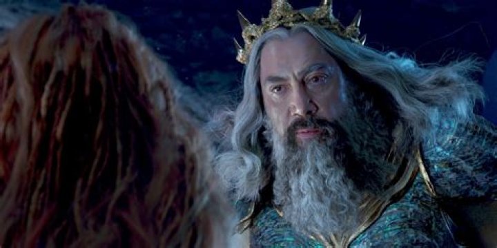 Who played King Triton in Disney’s live-action ‘The Little Mermaid?’